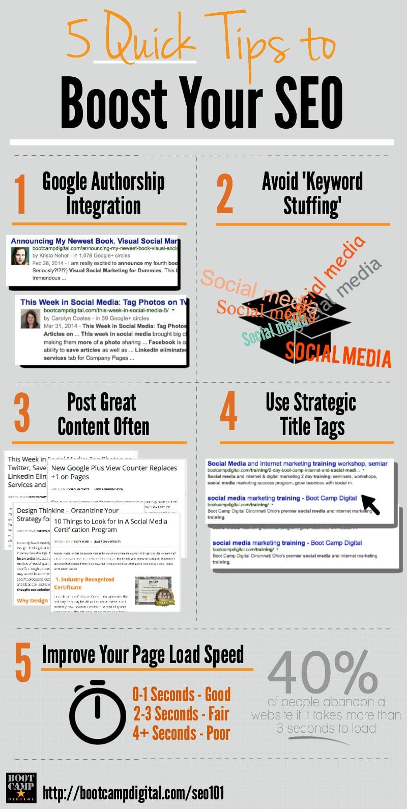 5 Quick Tips To Boost Your SEO [Infographic]