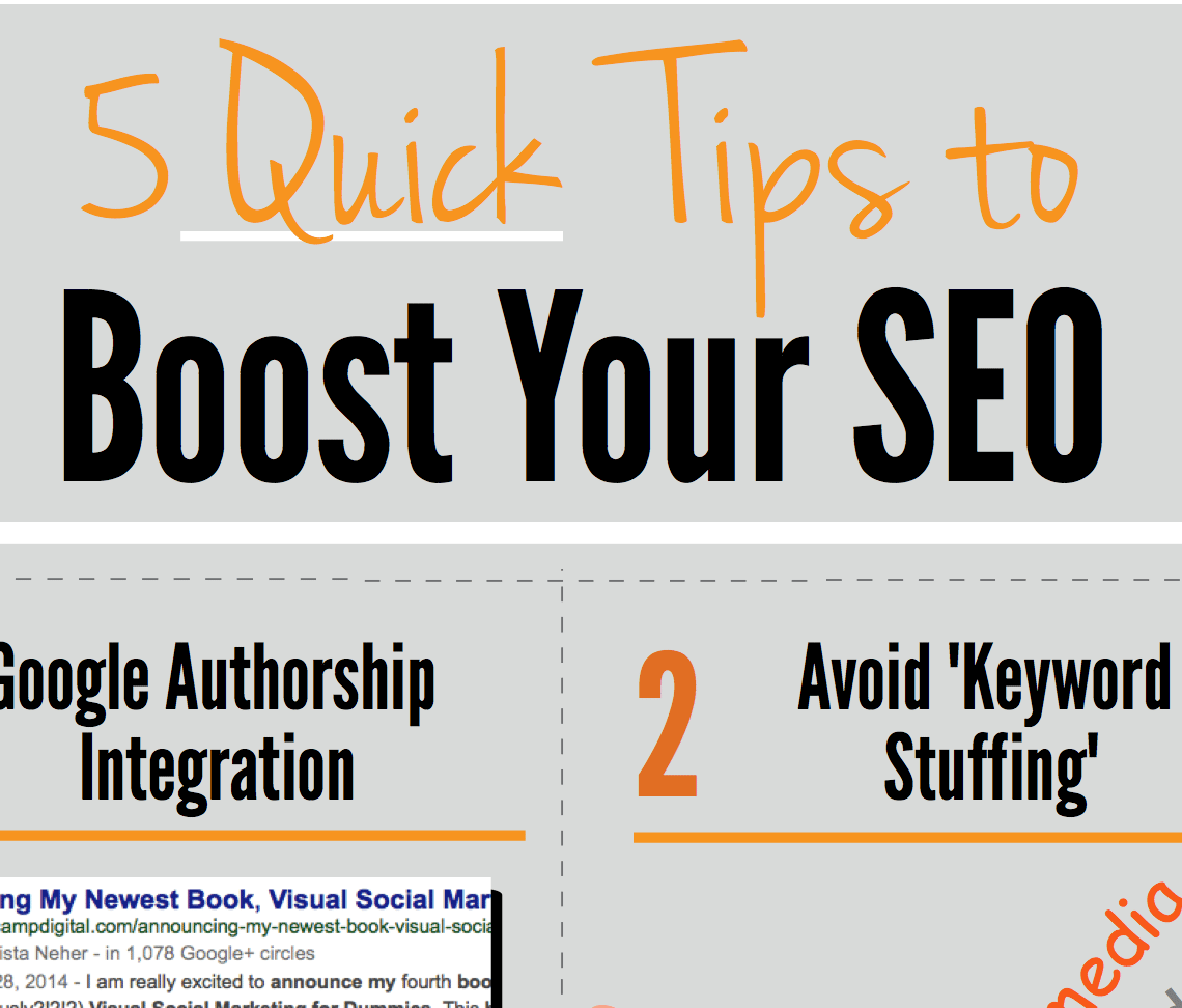 5 Quick Tips To Boost Your SEO [Infographic]