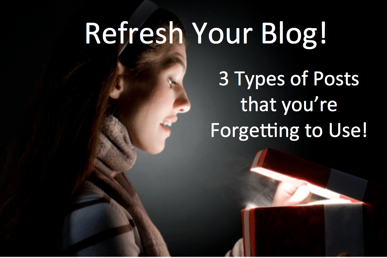 Refresh your blog