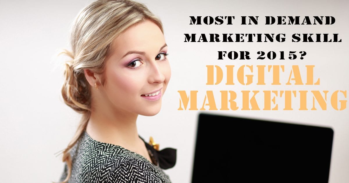 Digital marketing skills in demand 2015