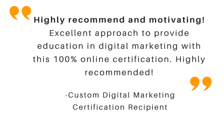 Case Study Ad Agency Certifies 96 Percent of Team Quote