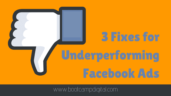 Underperforming Facebook Ads
