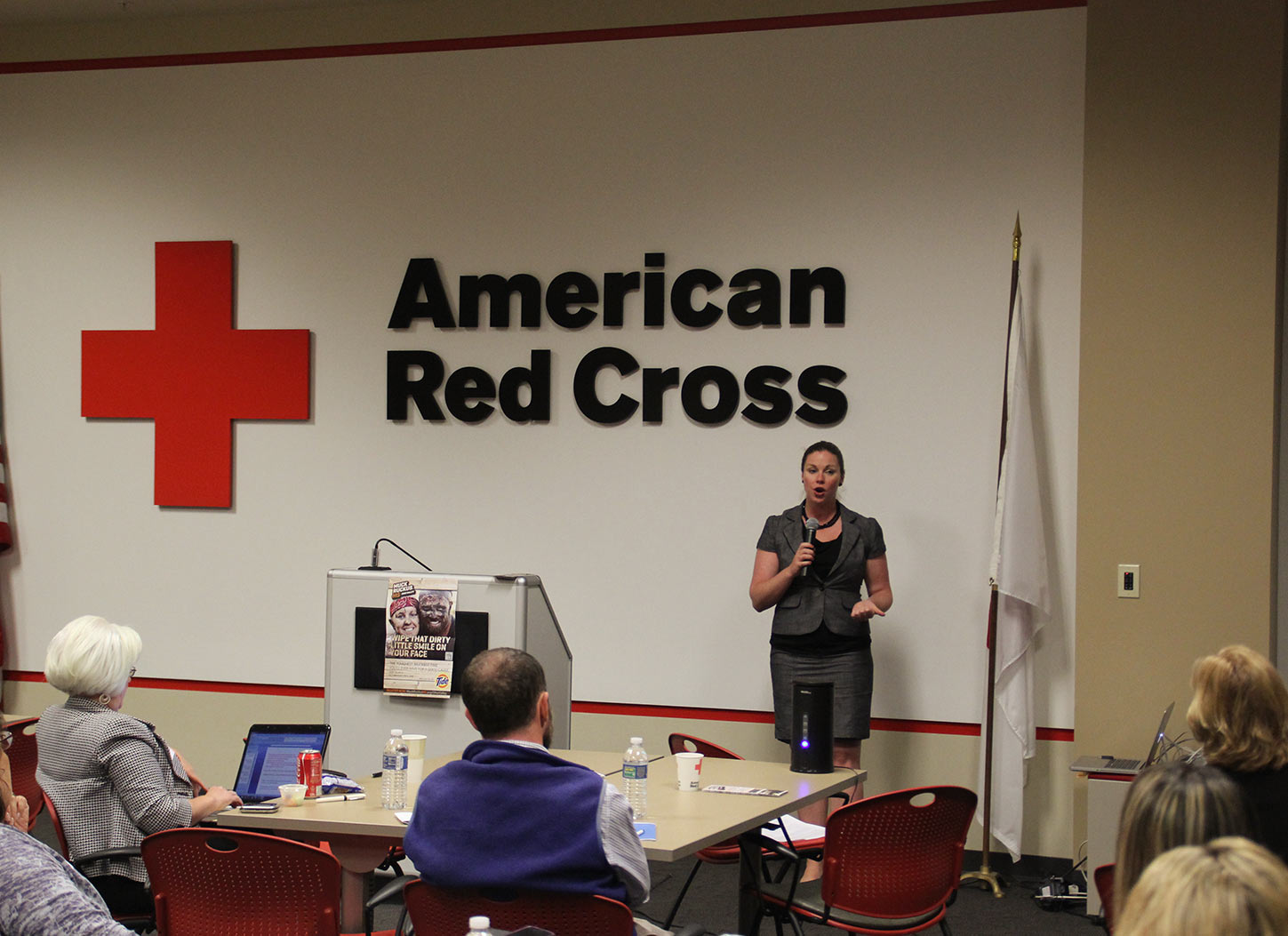Krista Speaking At American Red Cross