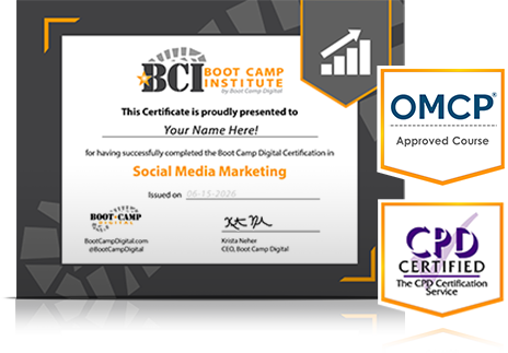 Certificate Social Media Marketing Plus Accreditations