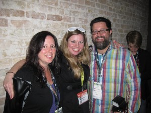 Chris Heuer, Kristie Wells and Krista Neher at the TechSet Party at SXSW 039 300x225 1