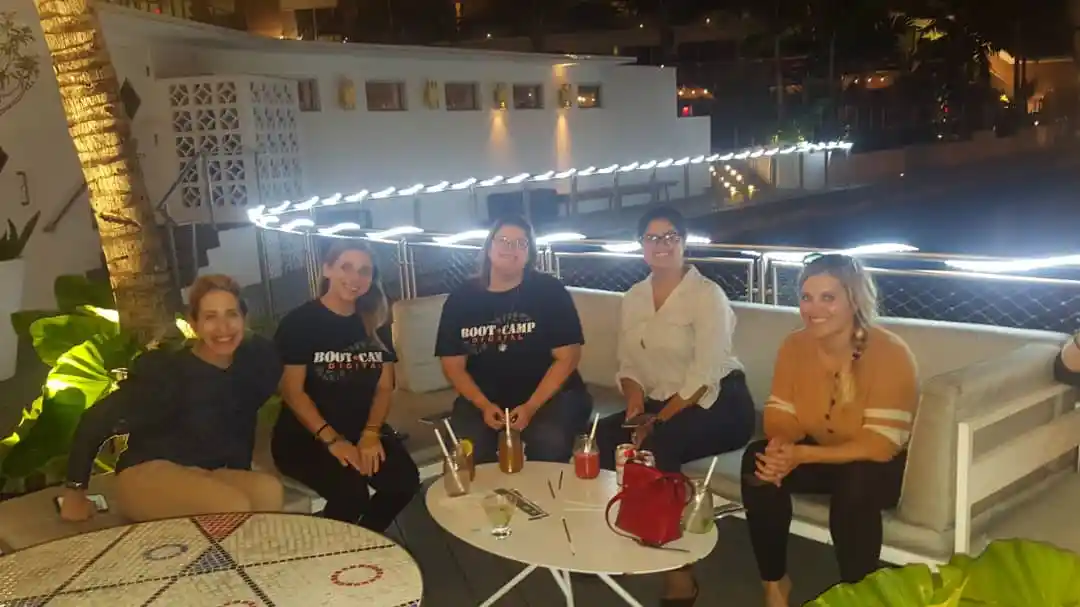 2018 Miami BC Small Group Shot Happy Hour