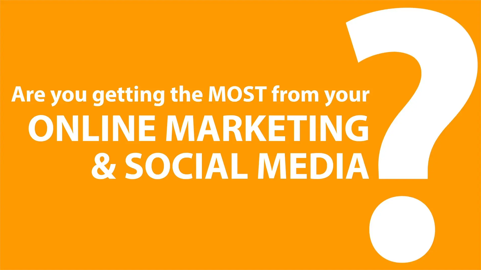 4-day Social Media Marketing Workshop