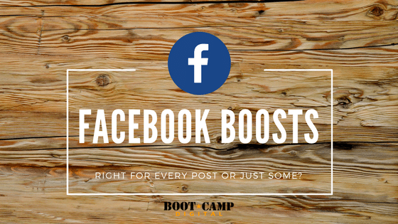 Facebook boost, facebook marketing