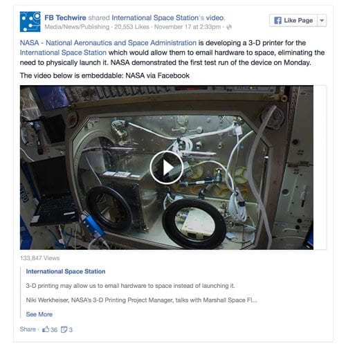 Facebook Techwire