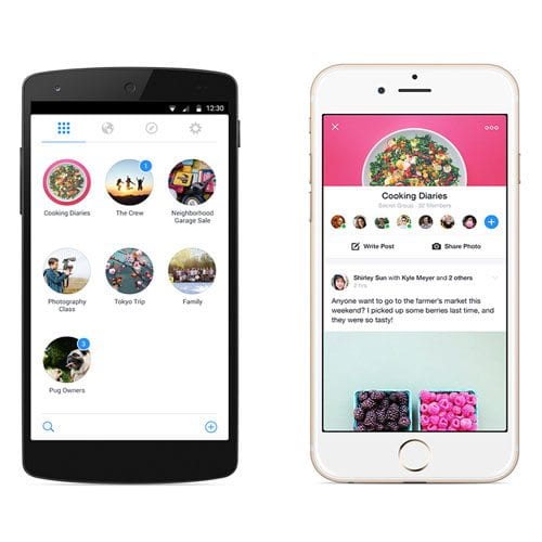Facebook Groups app