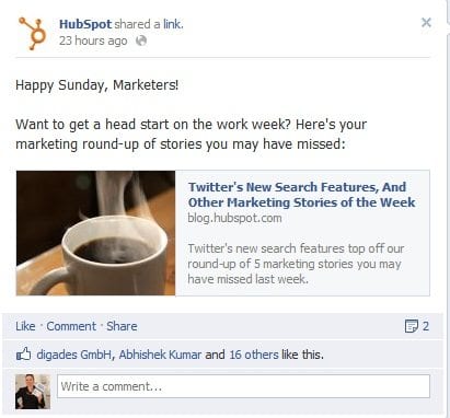 hubspot post