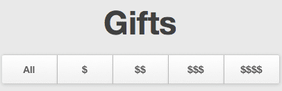 Pinterest Gifts Feed