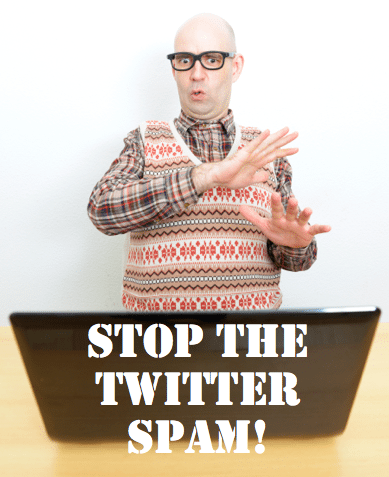 stop the twitter spam