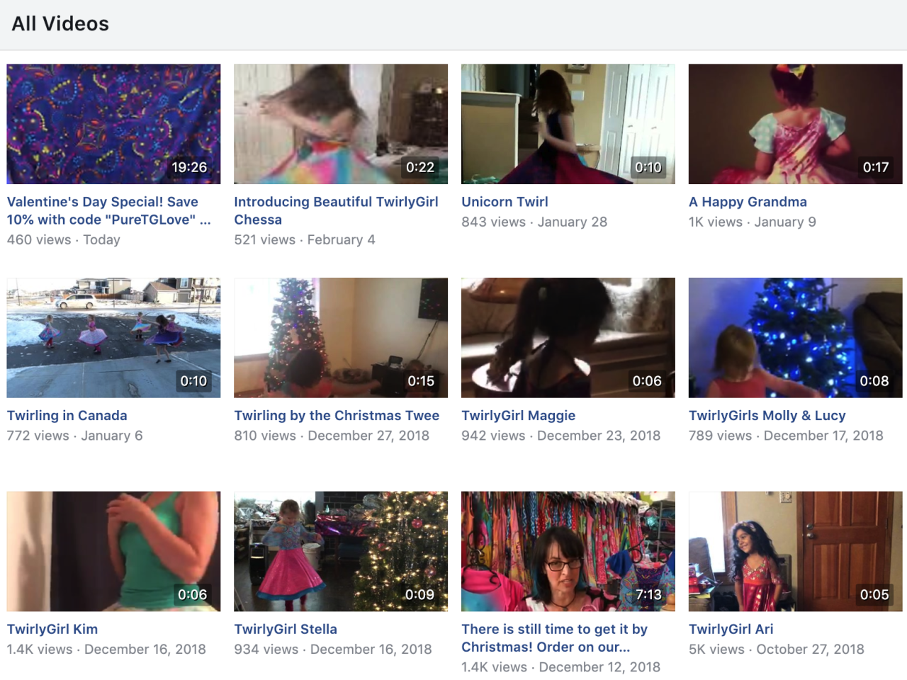 TwirlyGirl User Generated Content