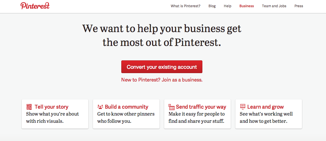 pinterest setup