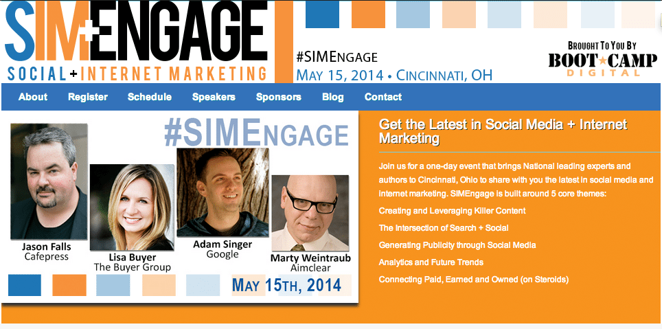 SIMEngage Cincinnati Social Media Conference