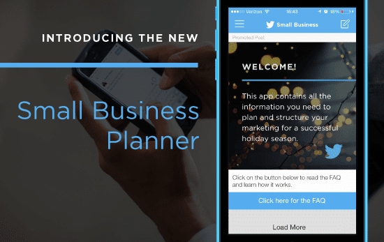 Twitter Small Business Planner