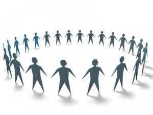 people in circle