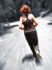 person running