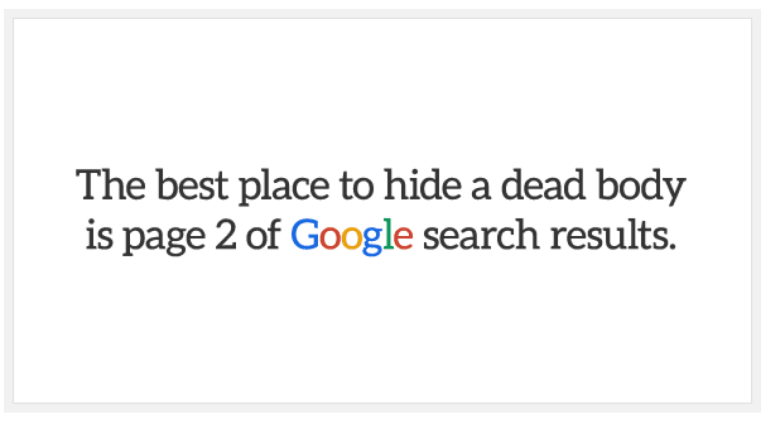 SEO - Google Search Results