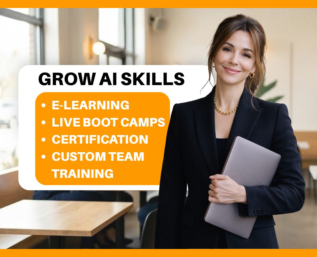 Grow your AI skills with AI courses, certifications and training.