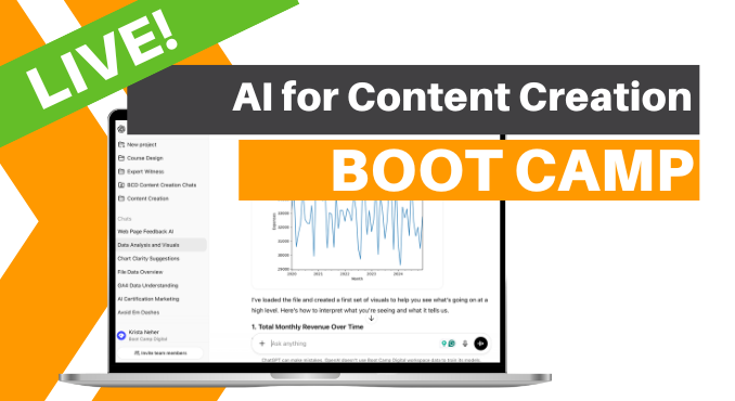 AI for Content Creation Boot Camp