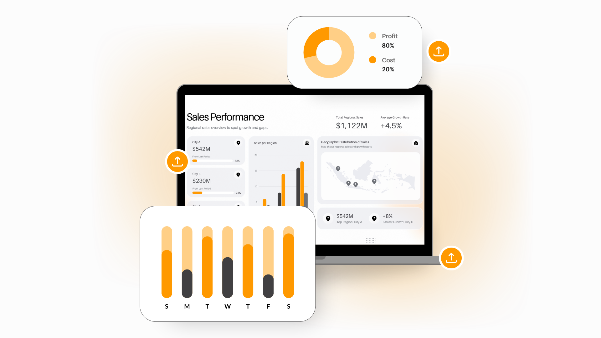 AI for Sales and Business Development Midsection Graphic