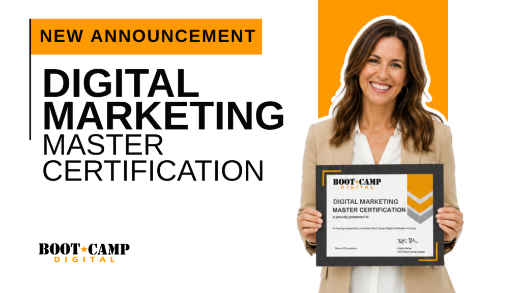 Announcing new digital marketing master certification